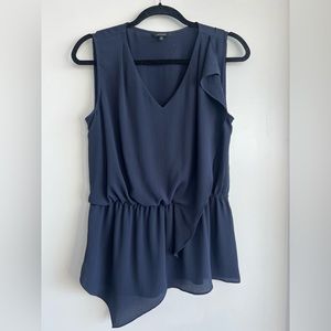 Rw & Co navy blue woman’s shirt